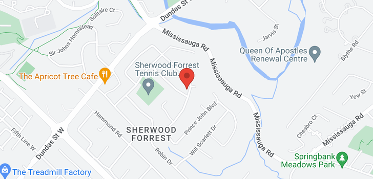 map of 1805 SHERWOOD FORREST Circle